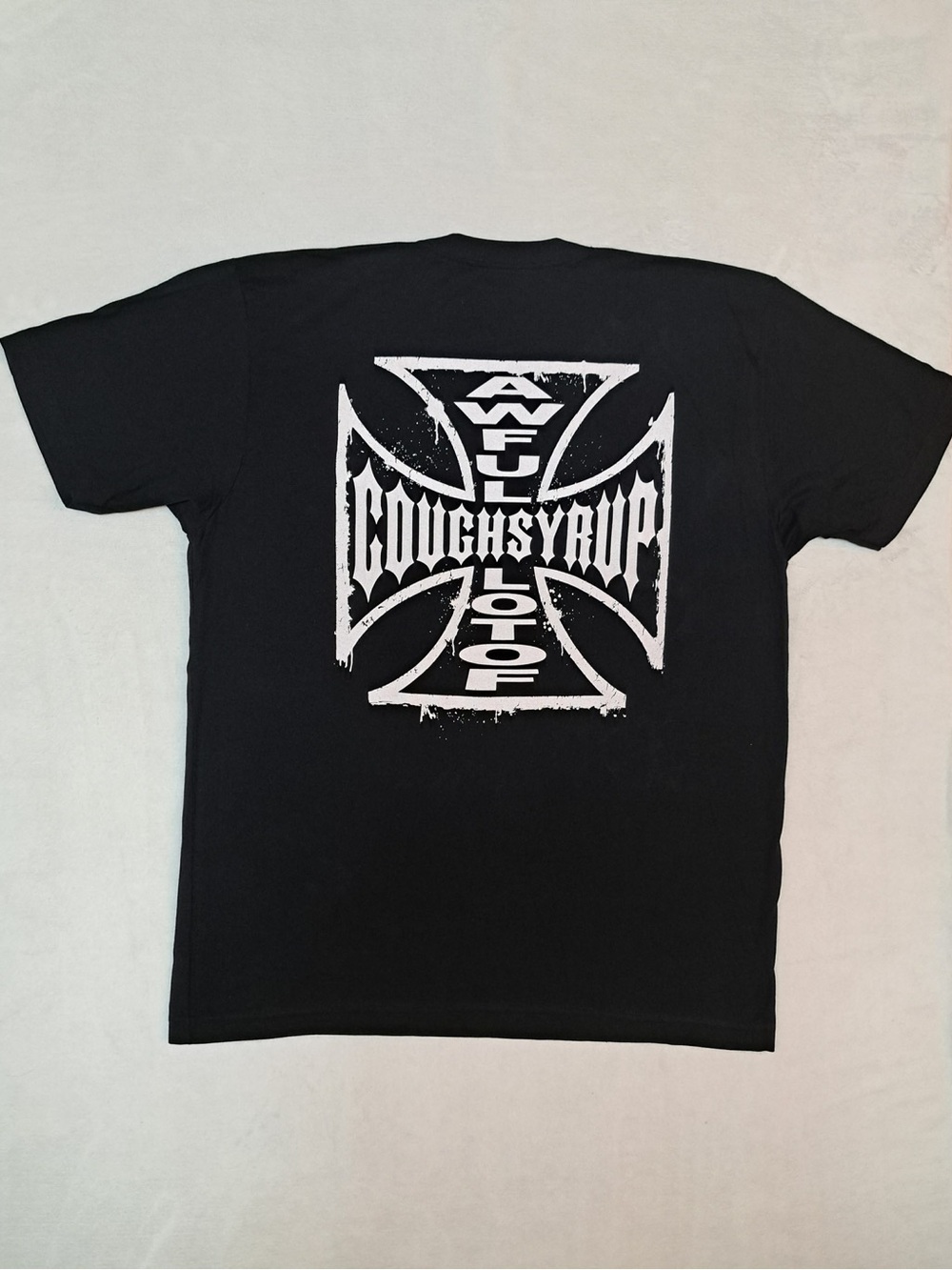 Awful Lot Of Cough Syrup Pocket-T "West Coast Choppers" Cross Design